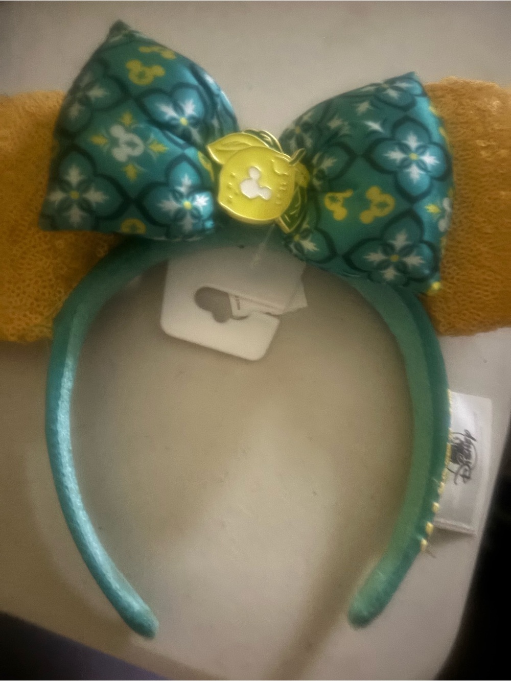 Disney NWT Limoncello Ears. Designed for Italy in Epcot.